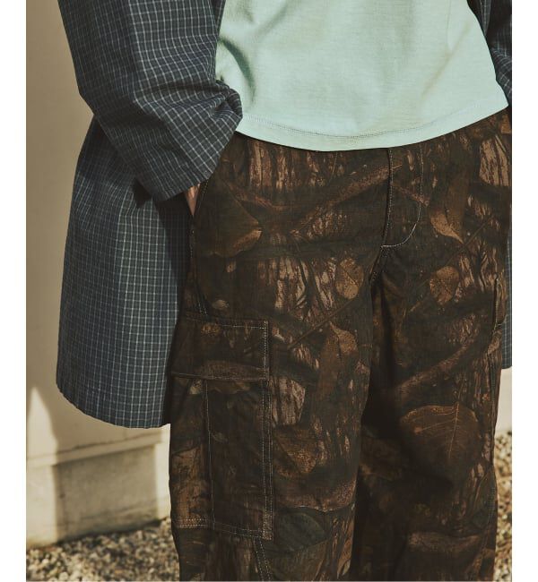 JOURNAL STANDARD「3D ミリタリー ジャングル ファティーグ 6ポケット カモ柄 パンツ」|カーゴ|