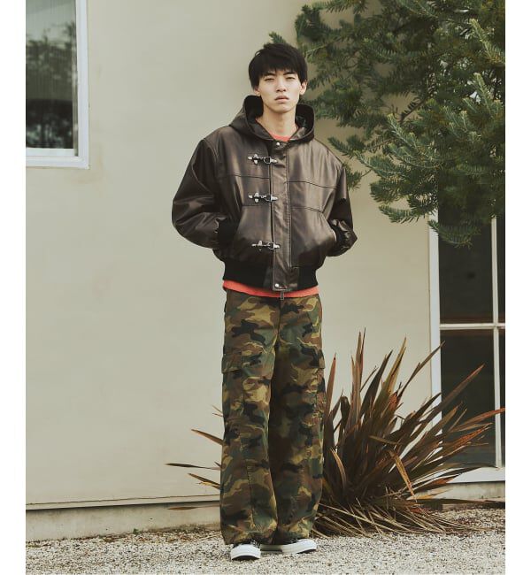 JOURNAL STANDARD「3D ミリタリー ジャングル ファティーグ 6ポケット カモ柄 パンツ」|カーゴ|