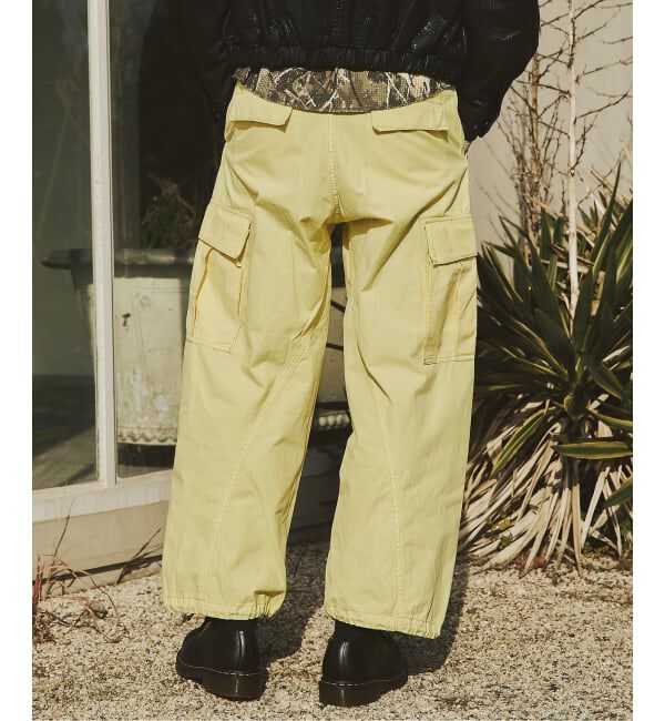 JOURNAL STANDARD「3D ミリタリー ジャングル ファティーグ 6ポケット フェード パンツ」|カーゴ|