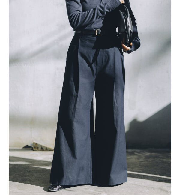 JOURNAL STANDARD「【fedit】キョウネンキャンバスワイドパンツ」|その他|ネイビー