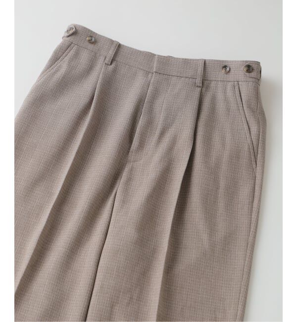 JOURNAL STANDARD relume「ウォッシャブル バスケット ストライプ ワイドスラックス(セットアップ対応可能)」|スラックス|