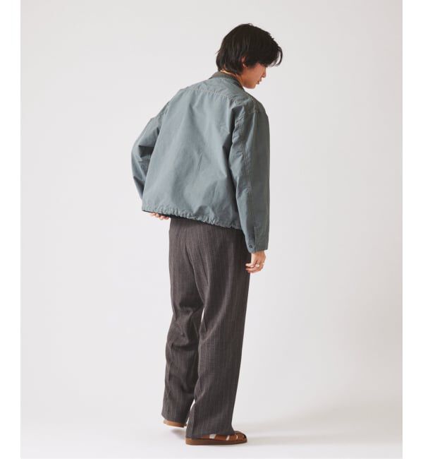 JOURNAL STANDARD relume「ウォッシャブル バスケット ストライプ ワイドスラックス(セットアップ対応可能)」|スラックス|