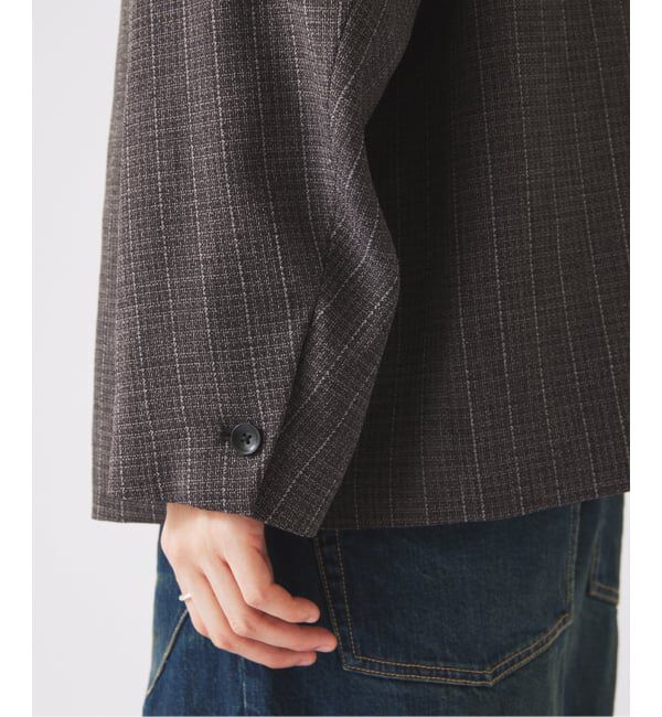 JOURNAL STANDARD relume「ウォッシャブル バスケット ストライプ ジャケット(セットアップ対応可能)」|その他|