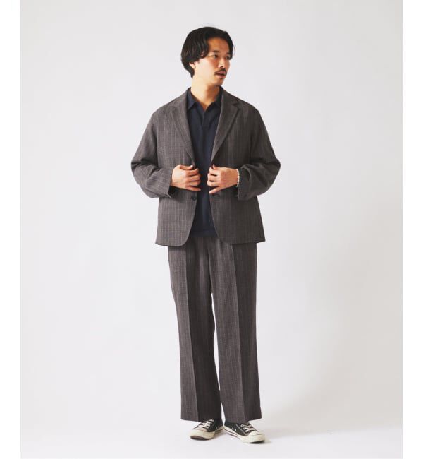JOURNAL STANDARD relume「ウォッシャブル バスケット ストライプ ジャケット(セットアップ対応可能)」|その他|