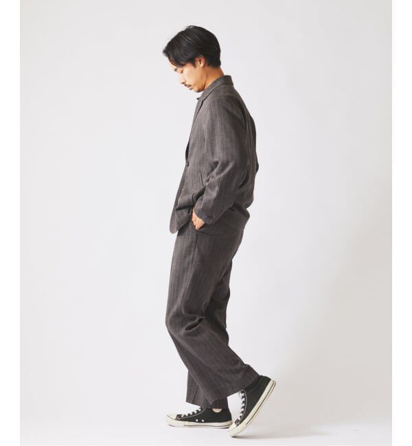 JOURNAL STANDARD relume「ウォッシャブル バスケット ストライプ ジャケット(セットアップ対応可能)」|その他|