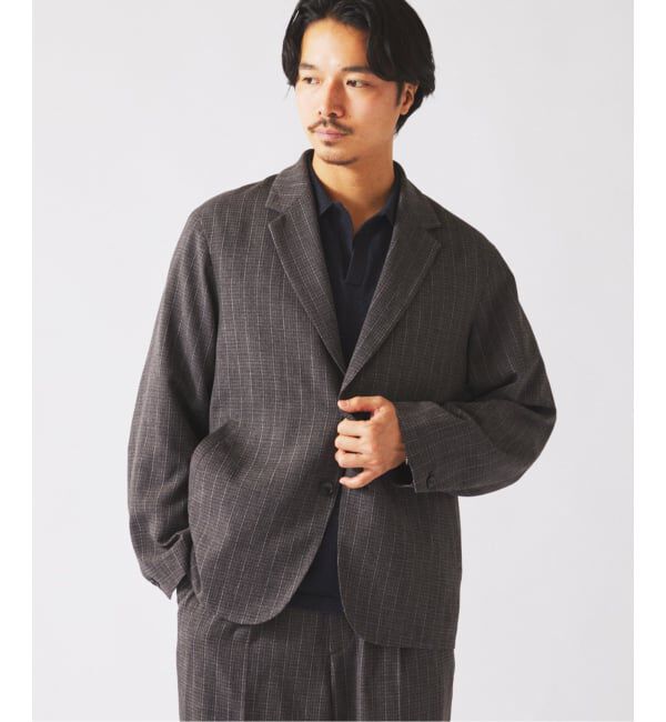 JOURNAL STANDARD relume「ウォッシャブル バスケット ストライプ ジャケット(セットアップ対応可能)」|その他|