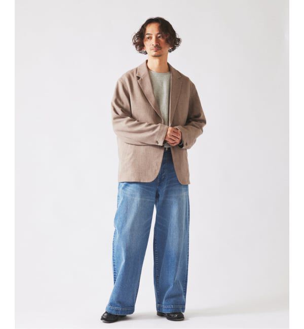 JOURNAL STANDARD relume「ウォッシャブル バスケット ストライプ ジャケット(セットアップ対応可能)」|その他|