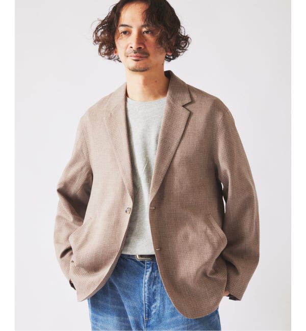 JOURNAL STANDARD relume「ウォッシャブル バスケット ストライプ ジャケット(セットアップ対応可能)」|その他|