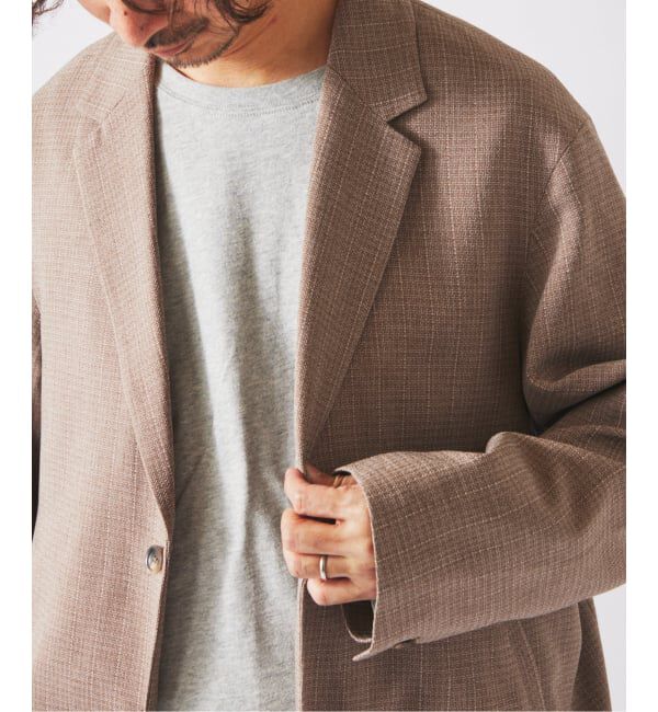 JOURNAL STANDARD relume「ウォッシャブル バスケット ストライプ ジャケット(セットアップ対応可能)」|その他|