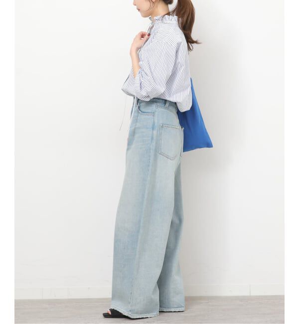 JOURNAL STANDARD relume「ハイカウントストライプスタンドカラー2way」|シャツ・ブラウス|