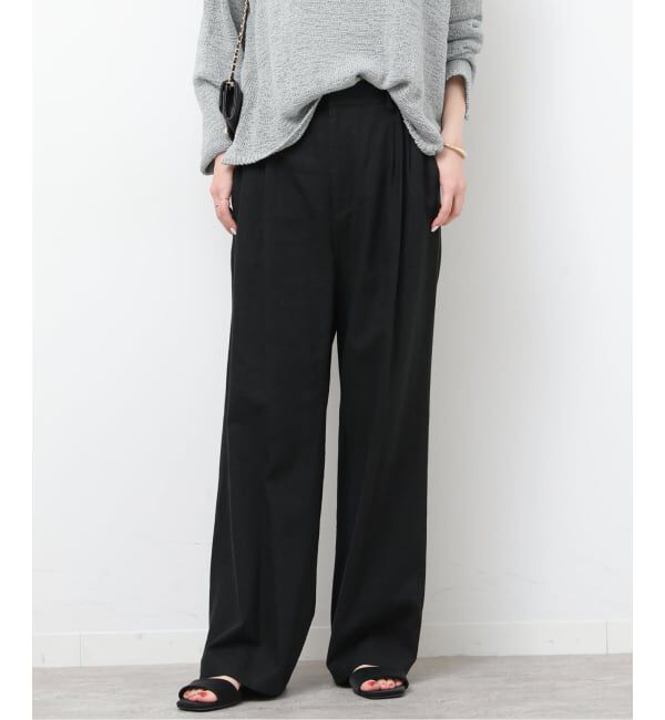JOURNAL STANDARD relume「《予約》［26SS新作］リネンフィールタックパンツ」|スラックス|