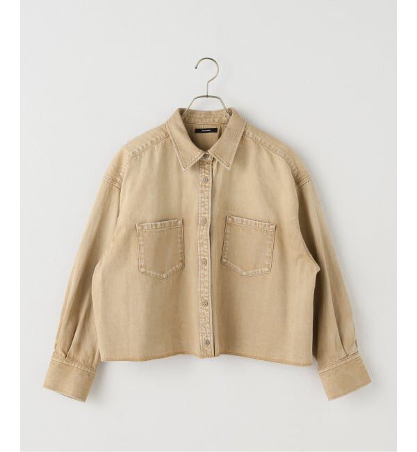 JOURNAL STANDARD「《追加》ライトオンスデニムクロップドシャツ」|シャツ・ブラウス|