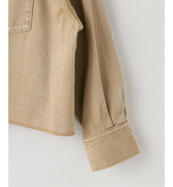 JOURNAL STANDARD「《追加》ライトオンスデニムクロップドシャツ」|シャツ・ブラウス|