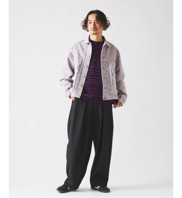 JOURNAL STANDARD relume「ダブルプリーツ ヒールカット スラックス」|スラックス|