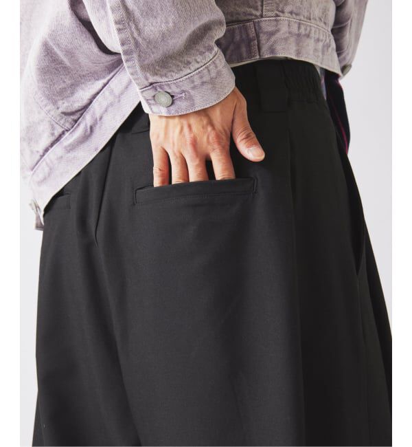 JOURNAL STANDARD relume「ダブルプリーツ ヒールカット スラックス」|スラックス|