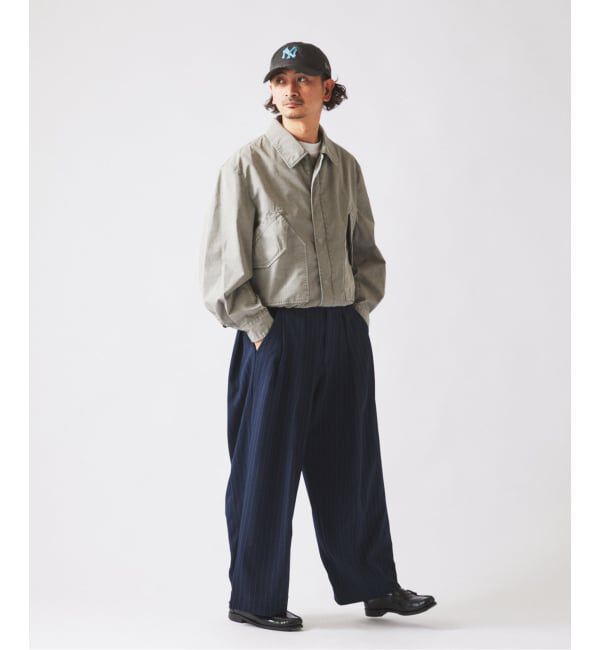 JOURNAL STANDARD relume「ダブルプリーツ ヒールカット スラックス」|スラックス|