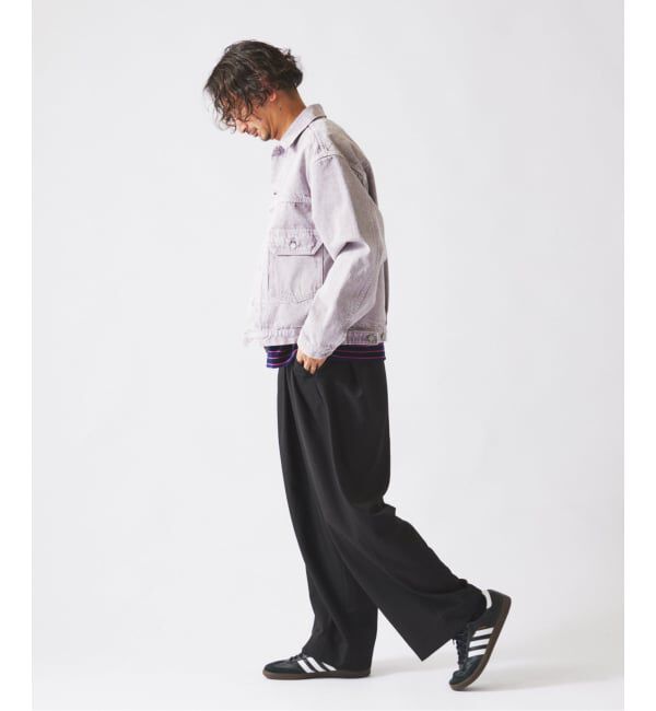 JOURNAL STANDARD relume「ダブルプリーツ ヒールカット スラックス」|スラックス|