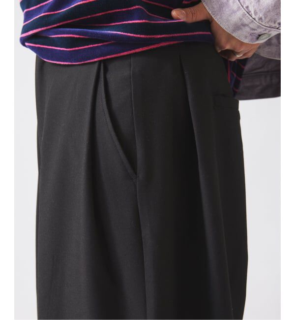 JOURNAL STANDARD relume「ダブルプリーツ ヒールカット スラックス」|スラックス|