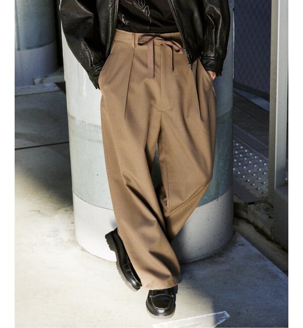 JOURNAL STANDARD「TW ツイル オーバー パンツ」|スラックス|