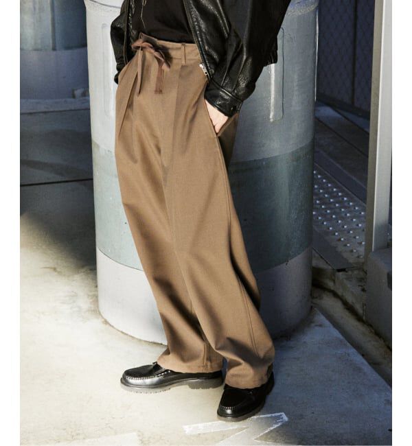 JOURNAL STANDARD「TW ツイル オーバー パンツ」|スラックス|