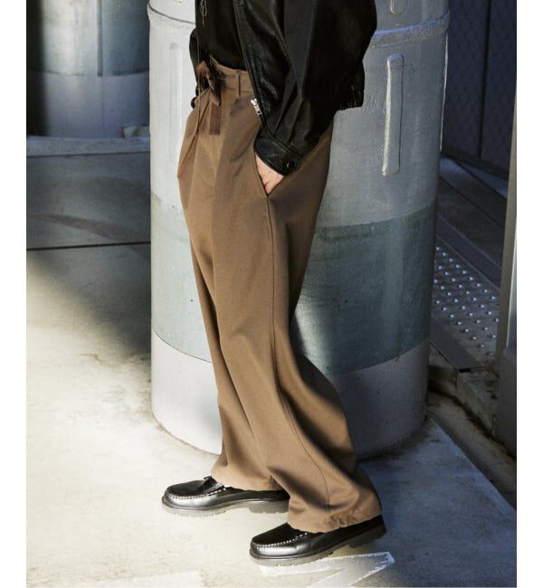 JOURNAL STANDARD「TW ツイル オーバー パンツ」|スラックス|