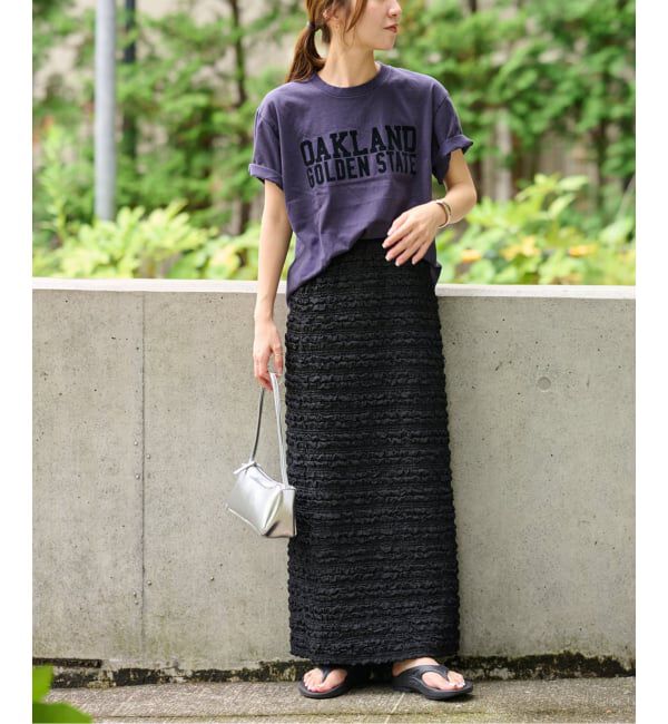 JOURNAL STANDARD relume「《追加》シャーリングジャガードスカート」|スカート|