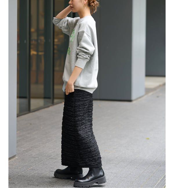 JOURNAL STANDARD relume「《追加》シャーリングジャガードスカート」|スカート|