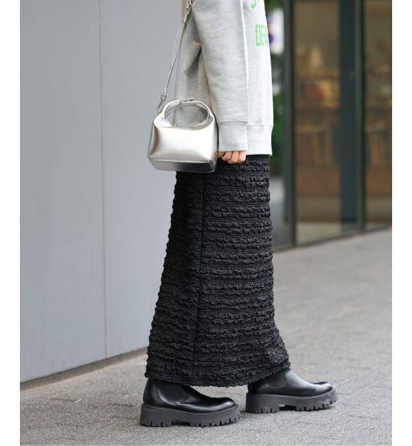 JOURNAL STANDARD relume「《追加》シャーリングジャガードスカート」|スカート|