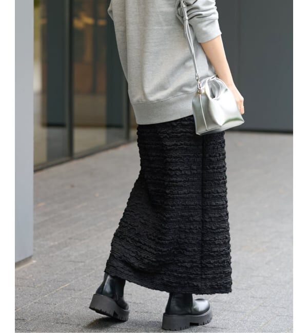 JOURNAL STANDARD relume「《追加》シャーリングジャガードスカート」|スカート|