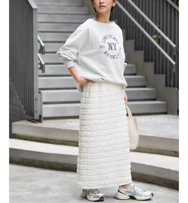 JOURNAL STANDARD relume「《追加》シャーリングジャガードスカート」|スカート|