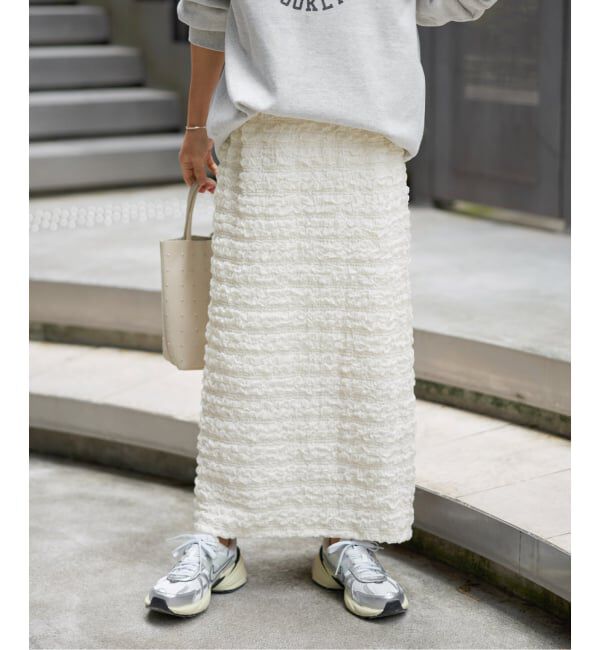 JOURNAL STANDARD relume「《追加》シャーリングジャガードスカート」|スカート|