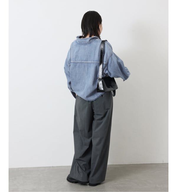 JOURNAL STANDARD「《追加2》ライトオンスデニムクロップドシャツ」|シャツ・ブラウス|