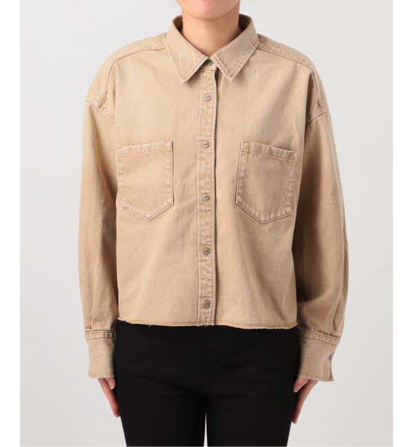 JOURNAL STANDARD「《追加2》ライトオンスデニムクロップドシャツ」|シャツ・ブラウス|