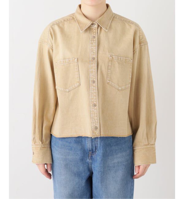 JOURNAL STANDARD「《追加2》ライトオンスデニムクロップドシャツ」|シャツ・ブラウス|