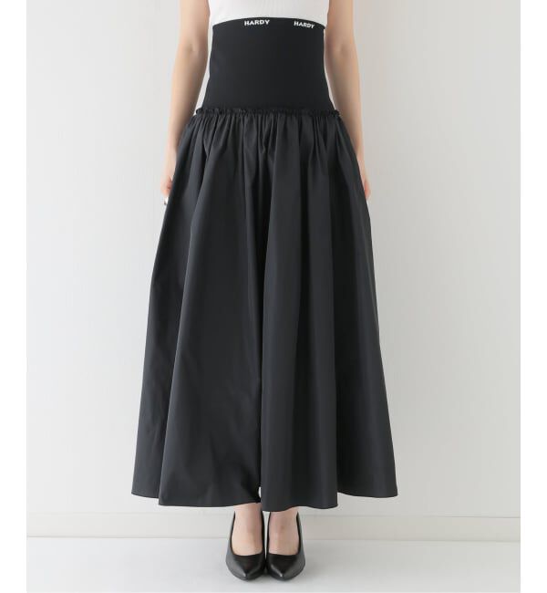 HARDY NOIR「タフタウエストリブスカート」|スカート|