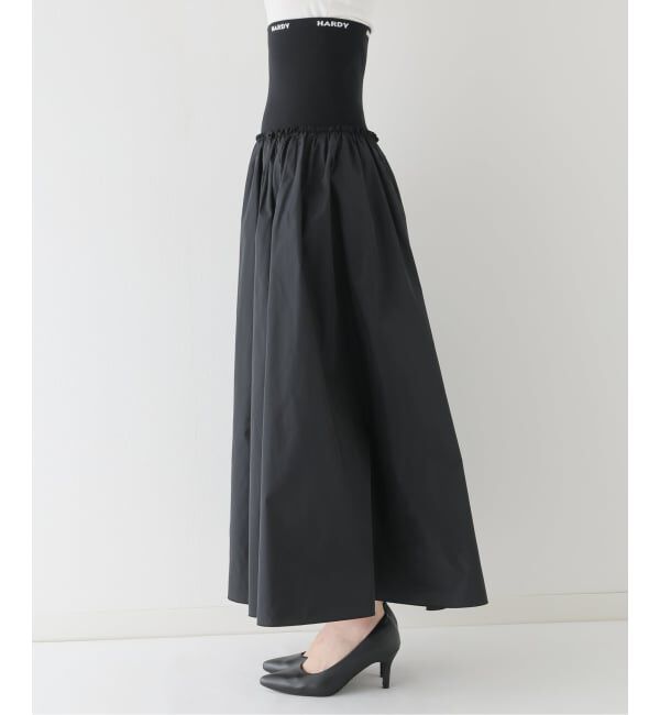 HARDY NOIR「タフタウエストリブスカート」|スカート|