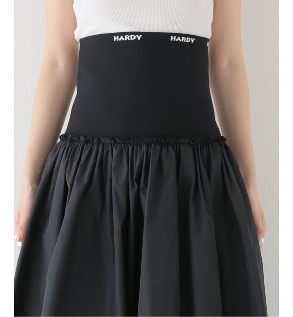 HARDY NOIR「タフタウエストリブスカート」|スカート|