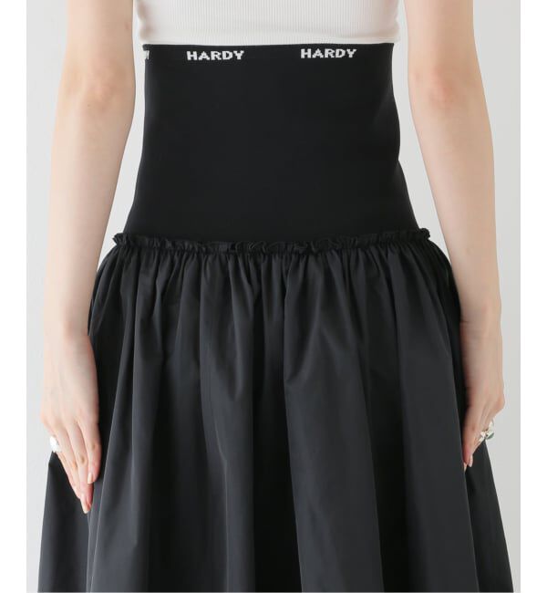 HARDY NOIR「タフタウエストリブスカート」|スカート|