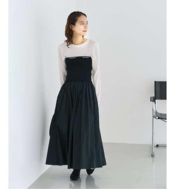 HARDY NOIR「タフタウエストリブスカート」|スカート|