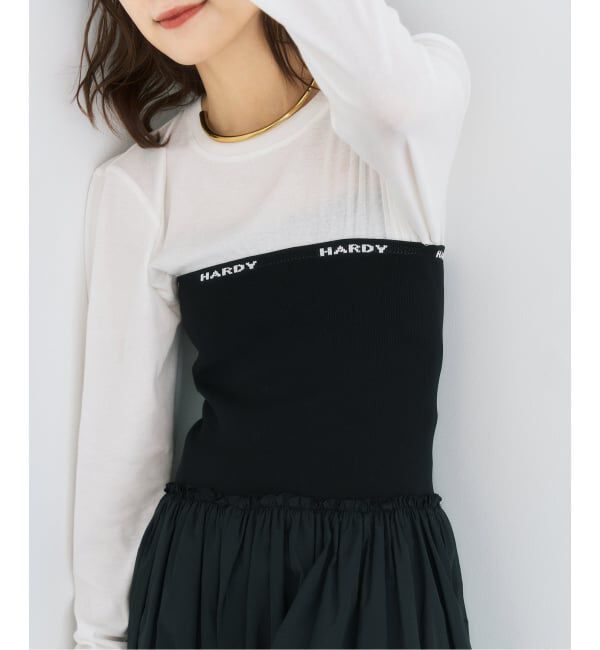 HARDY NOIR「タフタウエストリブスカート」|スカート|