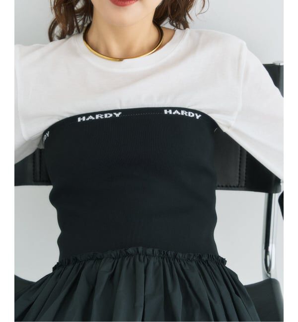 HARDY NOIR「タフタウエストリブスカート」|スカート|