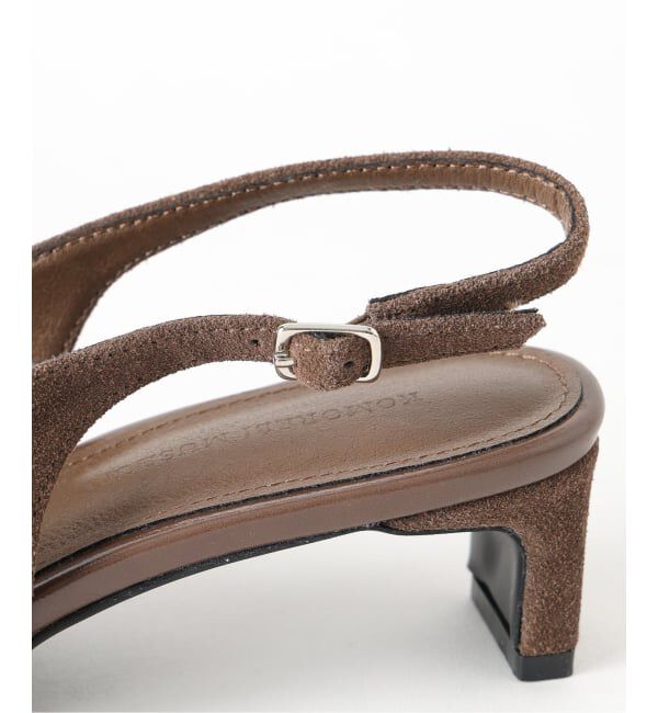 U by SPICK&SPAN「【KOMOREBI MUSEUM/コモレビミュージアム】 スエードストラップヒール」|その他|