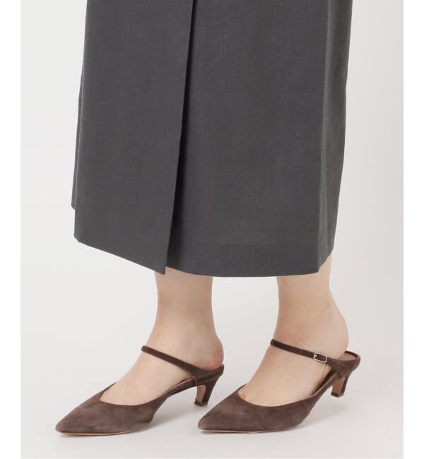 NOBLE「《予約》麻ストレッチロングジレワンピース」|ワンピース|