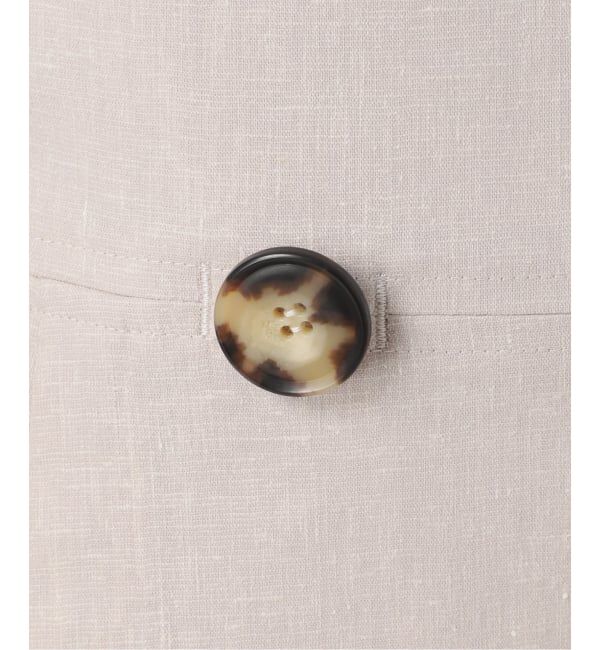 NOBLE「《予約》麻ストレッチロングジレワンピース」|ワンピース|