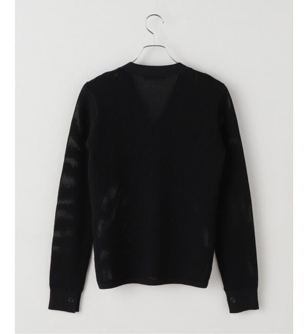 NOBLE「《セットアップ対応》メッシュニットカーディガン」|カーディガン|