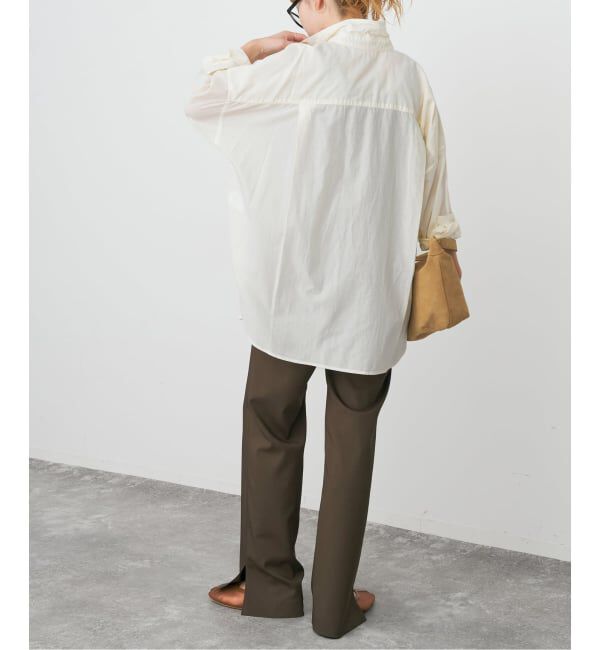 Spick and Span「スリットイージーパンツ」|スラックス|