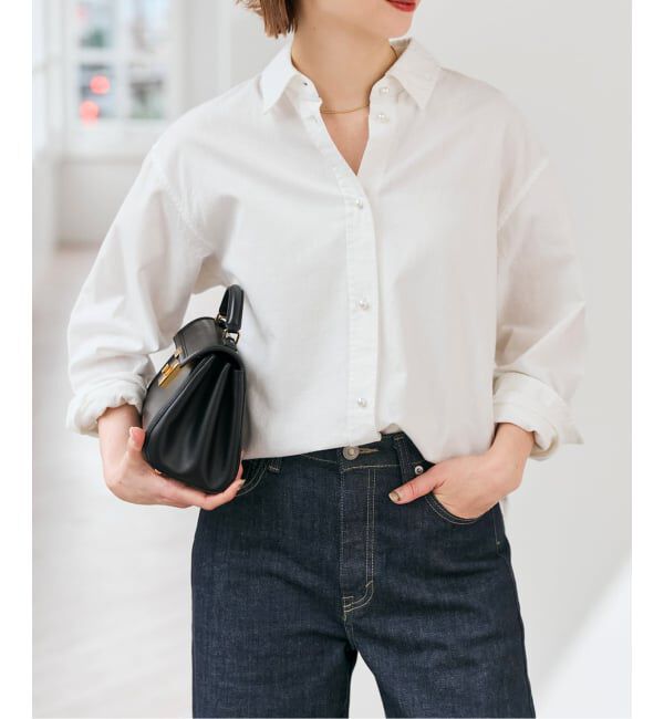 Spick and Span「コットンパールボタンシャツ」|シャツ・ブラウス|