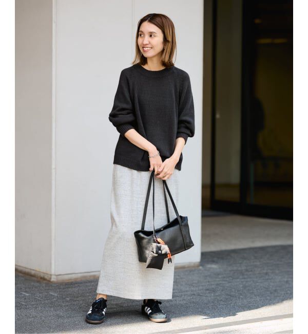 FRAMeWORK「≪追加≫リネンコットンラグランニット」|ニット・セーター|