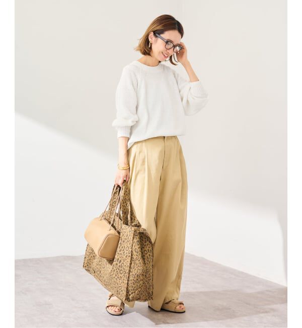 FRAMeWORK「≪追加≫リネンコットンラグランニット」|ニット・セーター|