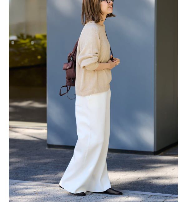 FRAMeWORK「≪追加≫リネンコットンラグランニット」|ニット・セーター|